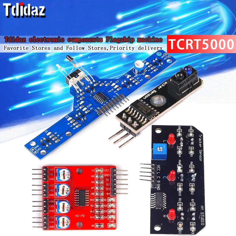 Infrared-Reflective-Sensor-TCRT5000-1-3-4-5-8-way-tracing-tracking ...