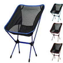 Портативный стул рыбалки складной пляжный стул ультра-легкий Кемпинг Досуг стул