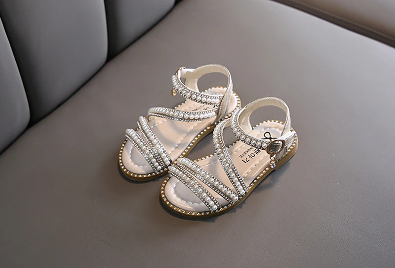 children's sandals near me Girl Sandals Summer Fashion Kids Baby Girls Bling Rhinestone Princess Single Sandals For Little Big Girl's Shoes children's shoes for sale