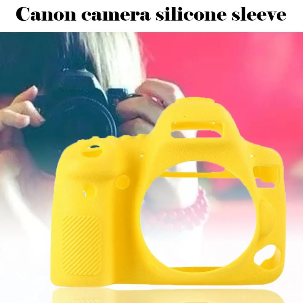 Силиконовый чехол для Canon 6D Mark Ii с ЖК-защитной пленкой мягкий силиконовый защитный чехол для камеры