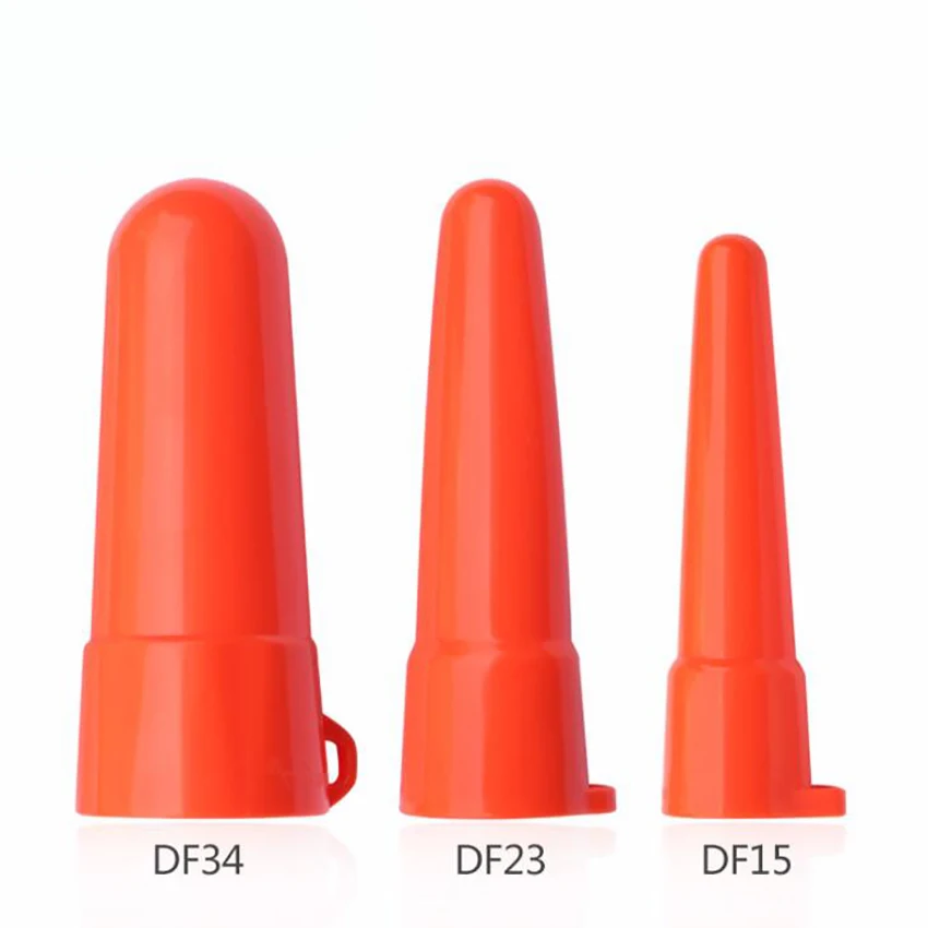 Plastic LED Light Diffuser Cap White / Red, DF34 DF23 DF15 Flashlight Diffuser Lens Cover Diffuser Tip for Flashlight