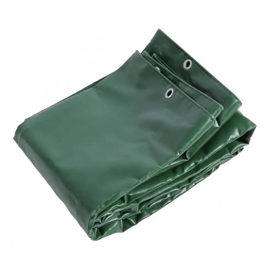 650g/m Outdoor Green Waterproof Canvas Rainproof PVC Tarpaulin Tent Cloth For Truck | Инструменты