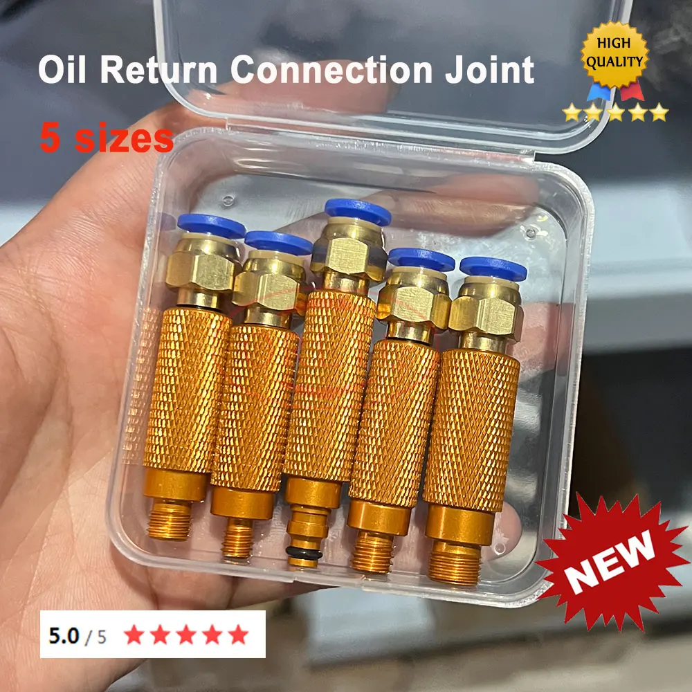 5PCS Common Rail Injector External Oil Return Connection Joint Repair Diagnostic Tools For Bosch For Denso