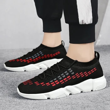 

Breathable Knit Sneakers Outdoor Lightweight Men's Casual Shoes