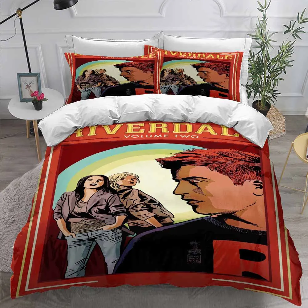 Riverdale Home Bedding Set Single Double Full Queen King Size Bed Linen Set Movies Character 3D Print Comforter Cover Pillowcase Riverdale Home Bedding Set Single Double Full Queen King Size Bed Linen Set Movies Character 3D Print Comforter Cover Pillowcase