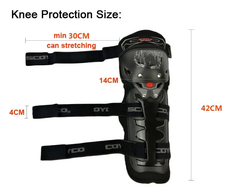 4 шт. Scoyco K11 H11 мотоциклетные наколенники, защита для мотоциклистов, защитное оборудование для мотогонок, защита безопасности
