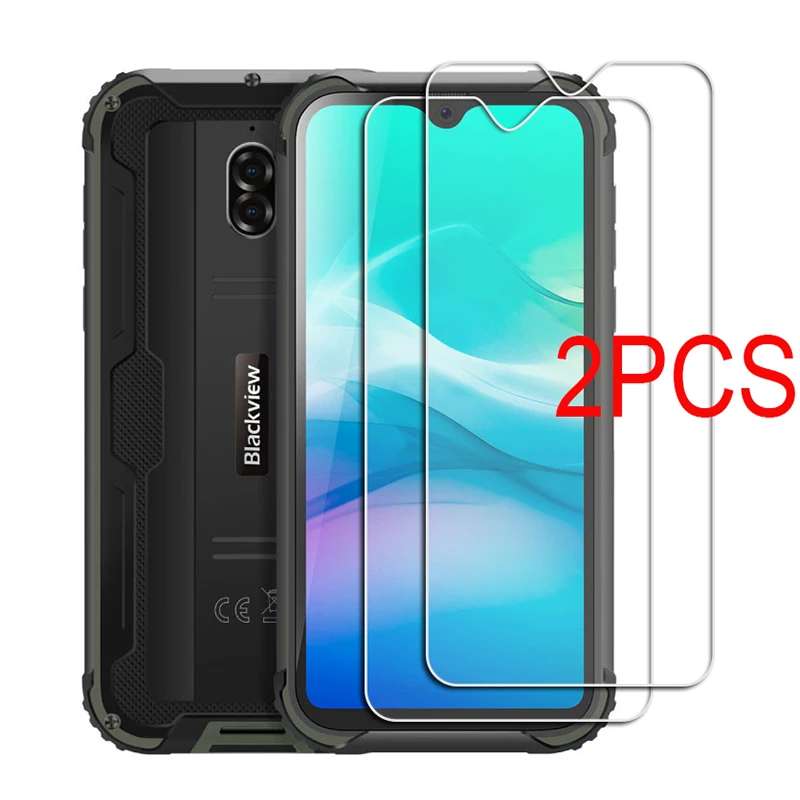2PCS Tempered Glass For Blackview A80 BV5500 Plus BV6300 Pro BV5900 BV9100 BV9700 Protective Film Screen Protector Phone cover | Мобильные