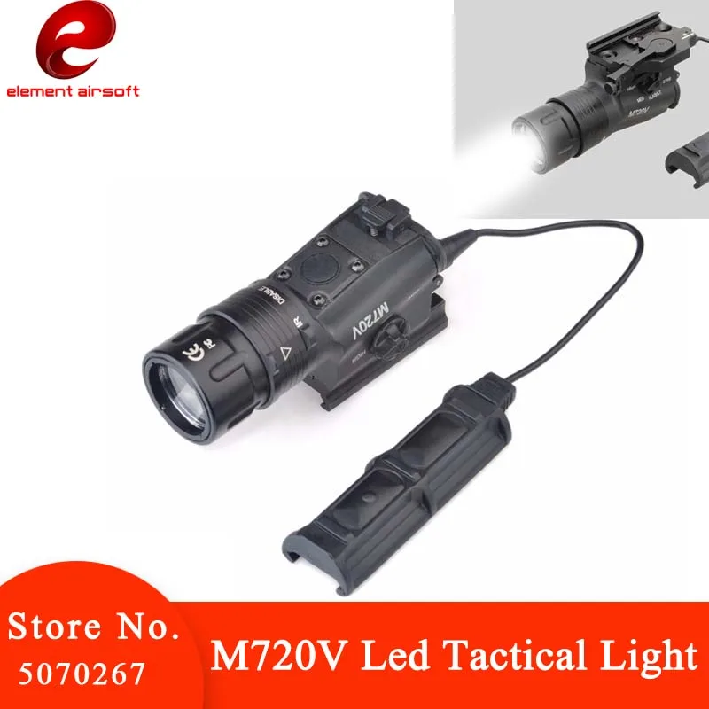 

M720V Led Tactical Weapons Light Element Airsoft Strobo Flashlight Hunting Softair Lamp Arma Rifle Gun Lantern For Hunting
