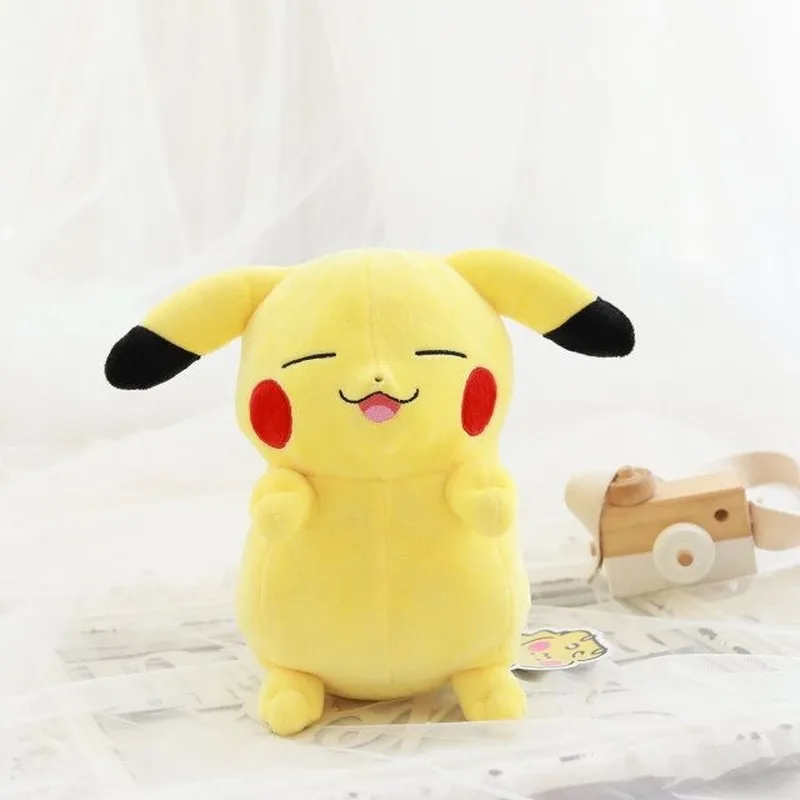 Takara Tomy Pokemon Cute Expression Pikachu Plush Acting  Crying  Doll Kawaii Anime Stuffed Lovely Gift for Children