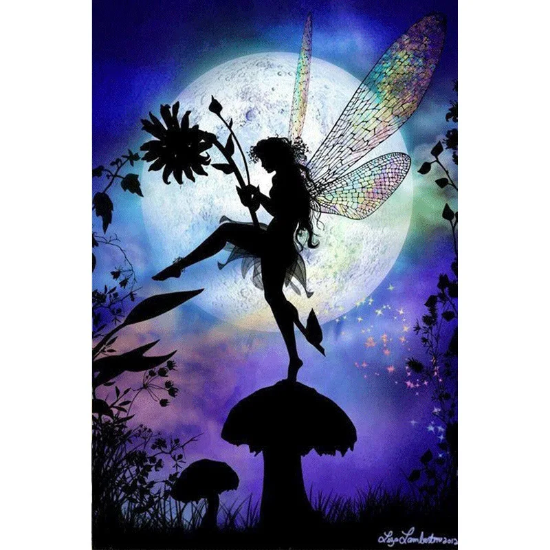

DIY Diamond Painting New Style 5D Moon Elves Resin Full of Crystals Manufacturers Direct Selling Recruitment Agent Support on Be