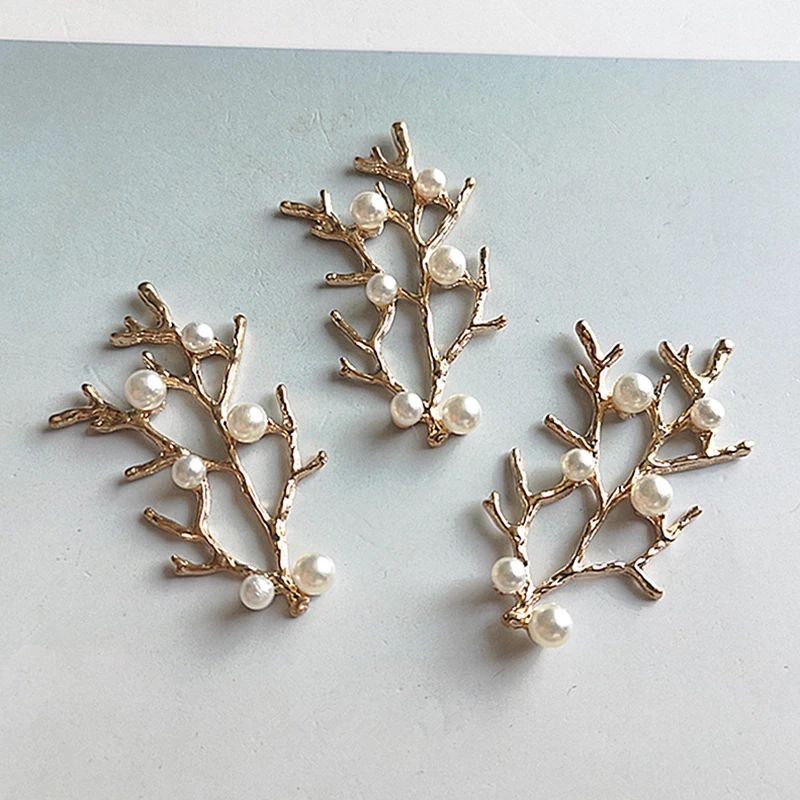 Branch Leaves Pearl Metal Hair Clip Hairband For Women Comb Pin Barrette Hairpin Headdress Jewelry Accessories Beauty Styling |