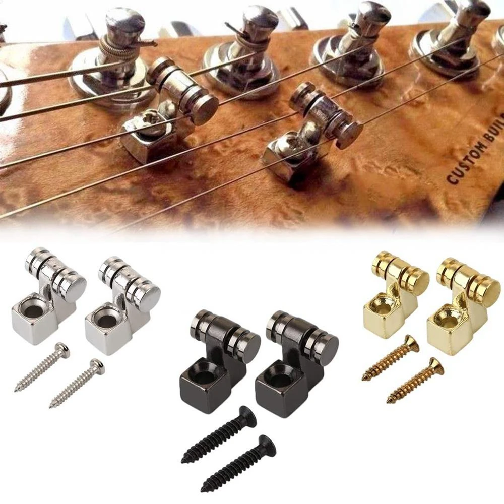 Hipshot Bass 2 String Retainer/String Tree (Chrome) - Glued To Music