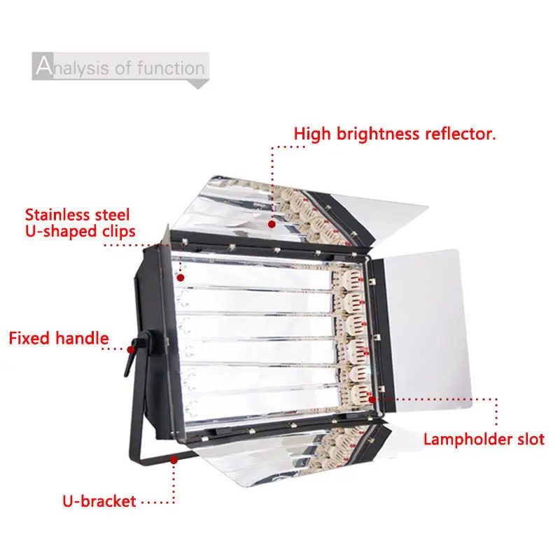 ALUMOTECH Osram Light 6-Bank* 2 ФЛУОРЕСЦЕНТНОЕ освещение, эквивалентное 660 Вт лампа накаливания+ сумка для переноски для студийной видеосъемки