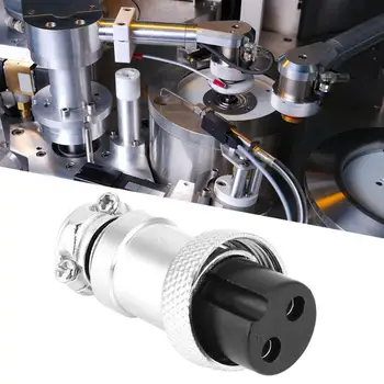 

100Pcs Aviation Plugs 2 Holes Female Connector Socket Electrical Supplies 16mm