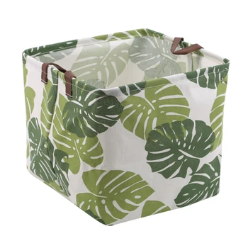 

Linen Desktop Storage Box Waterproof Toy Sundries Storage Basket Cosmetic Underware Storage Organizer Office Stationery