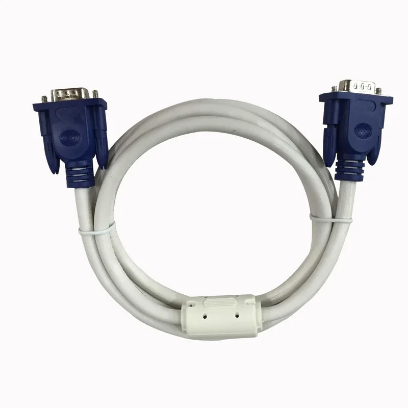 

[] VGA (3 + 4) 30 M High-definition Projector Cable High Quality VGA Wire Stock Male-to-Male