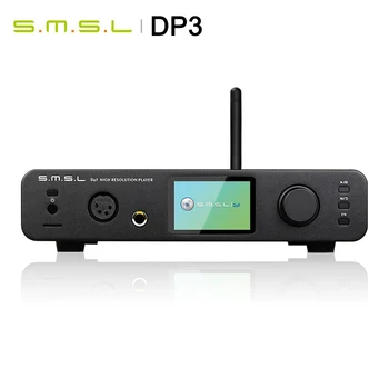 

SMSL DP3 Hi-Res Digital Player ES9018Q2C DAC 32Bit/384Khz DSD 256 two-way Bluetooth/WIFI/ DLAN input USB/Coaxial/AES/RCA output