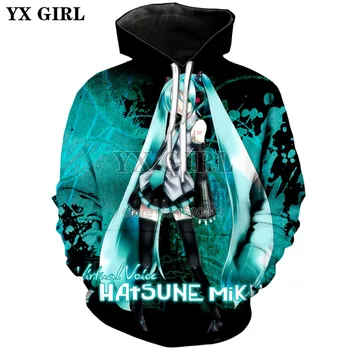 

2020 PLstar Cosmos NEW Anime Vocaloid Hatsune Miku Cute 3D Print Japanese Famous Animation Hoodie/Sweatshirt Unisex -5