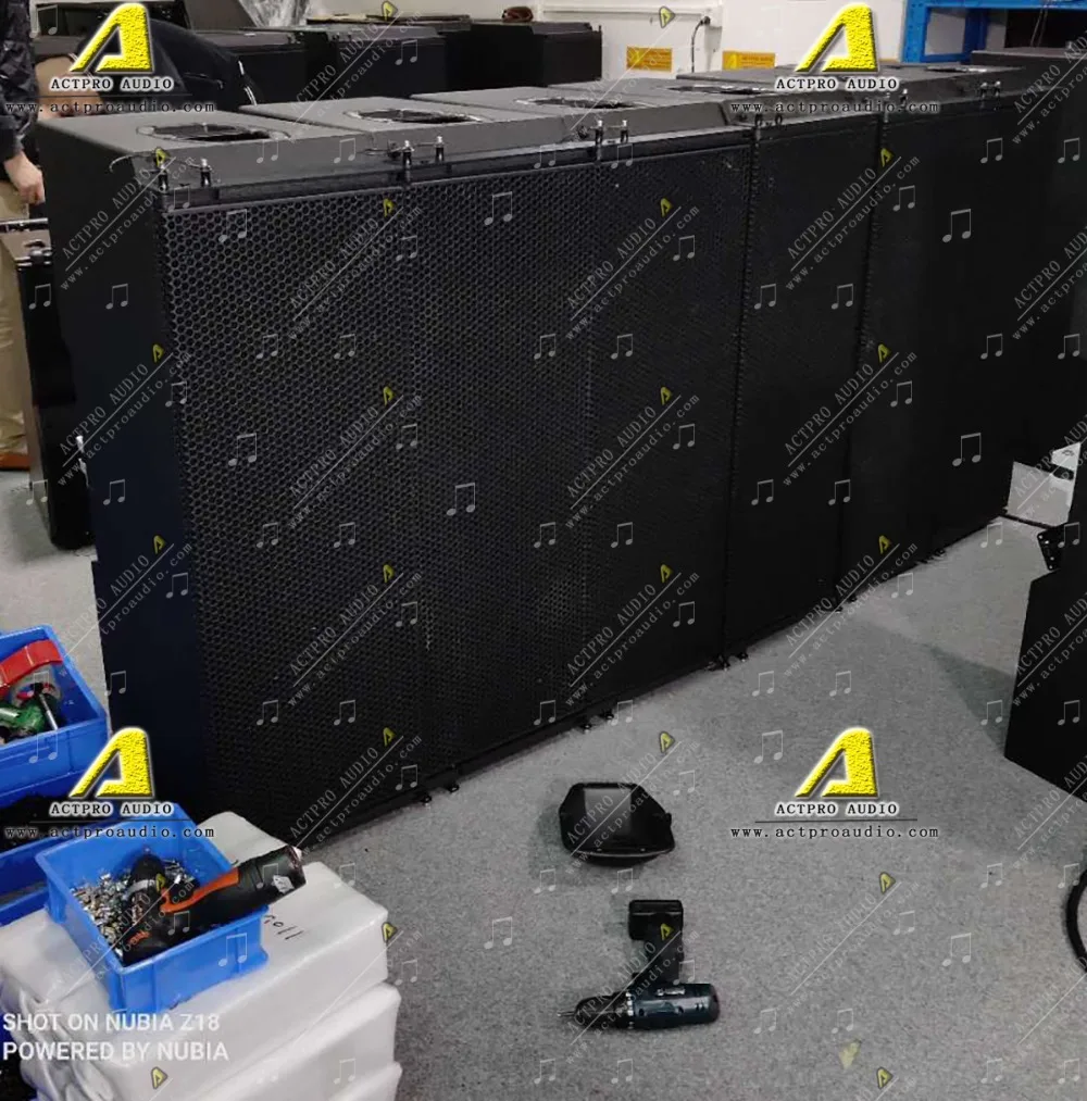 Трехполосный двойной 12 ''pro аудио линейный массив PA динамик с двойным 18 inchсабвуфером громкий динамик