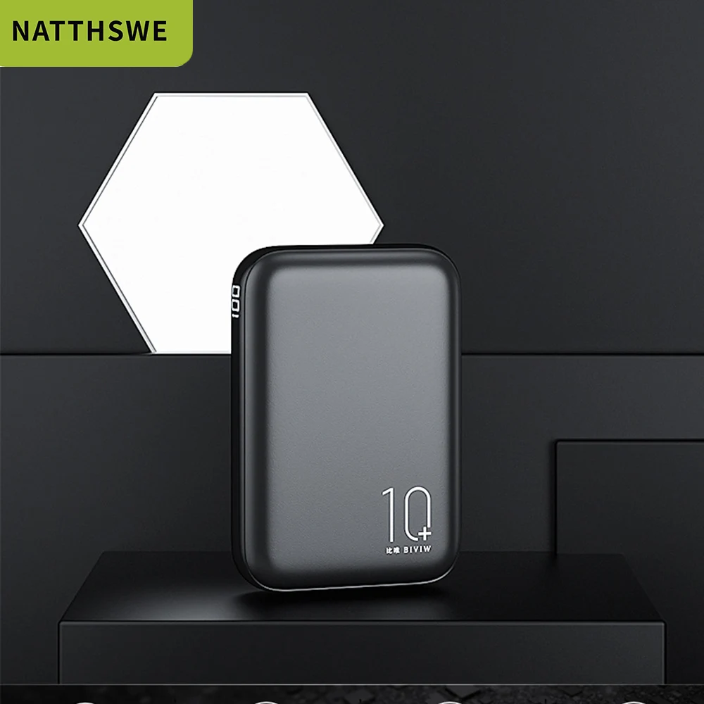 NATTHSWE 30000 мАч Внешний аккумулятор, внешний аккумулятор, USB внешний аккумулятор, портативное зарядное устройство для мобильного телефона Xiaomi iphone huawei