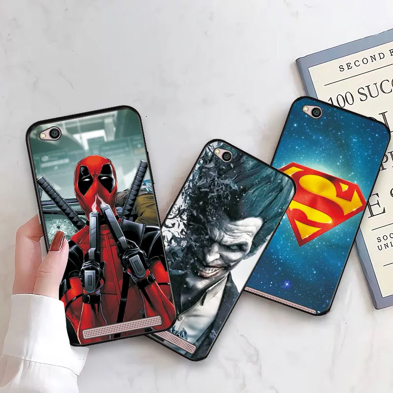 Чехол для Xiaomi Redmi 4A черный чехол из ТПУ 5A 6A 7A 8A Marvel Spiderman Capa Fundas 3S 4X 5 6 7 8 Coque |
