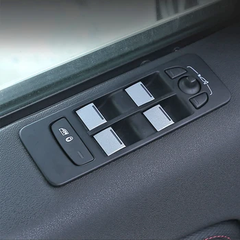 

Aluminum Alloy Window Glass Lift Button Sticker | Child Lock Button Sticker For Land Rover Discovery Sport 2020 Car Accessories