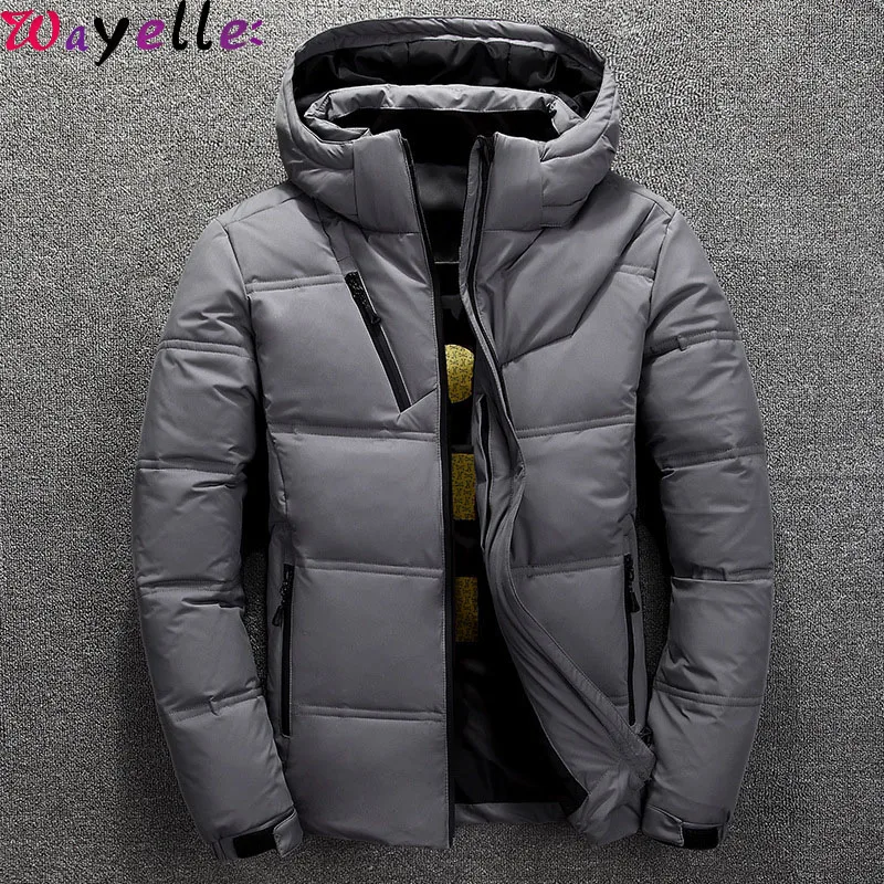 2019 nueva chaqueta para hombre joven abrigo de invierno informal con a de viento ropa de abrigo para hombre abrigo impermeable de Canadá|Parkas| - AliExpress