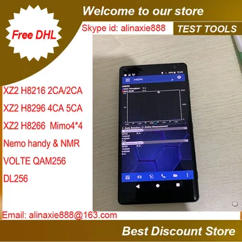 

Free shipping DHL+ XZ2 H8266 / H8216 / H8296 NEMO HANDY &NMR & + VOLTE+ 4x4MIMO + 256QAM+3CC+4CC+55CC Testing