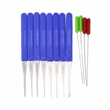 Дешевые прозрачные замки и замок набор крючков для захвата нити сломанный ключ Удалить инструменты, инструмент для натяжения, карты Инструменты различные инструменты слесарный поставщик