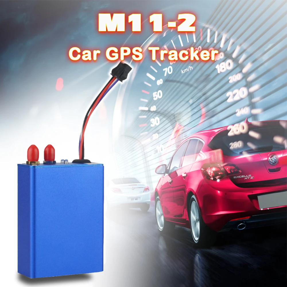 Автомобильный gps-трекер локатор M11-2 gps отслеживающее устройство для автомобиля со сверхскоростной сигнализацией Внешний gps/GSM антенна Обнаружение топлива масла