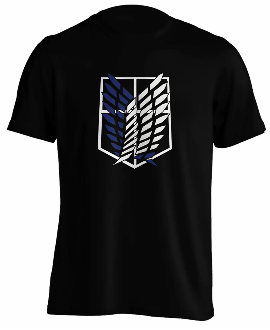 Скаут Легион Атака Титанов Shingeki No Kyojin Аниме манга Camiseta футболка | Мужская одежда