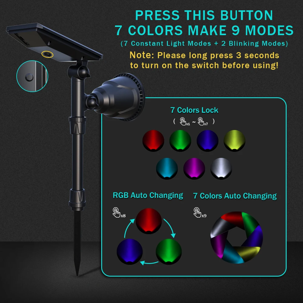 solar lights outdoor color (5)