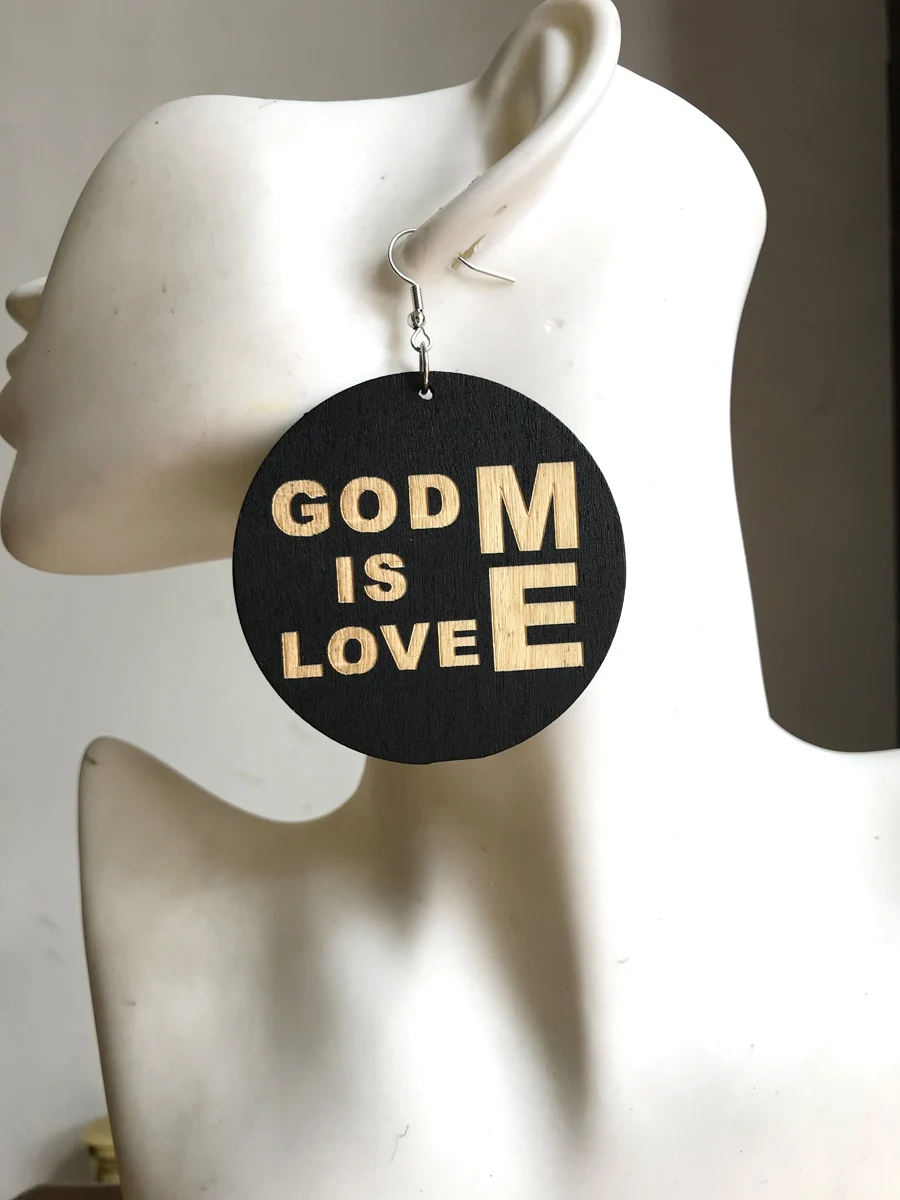 Новые массивные круглые висячие серьги Бога женские модные ювелирные изделия 2020