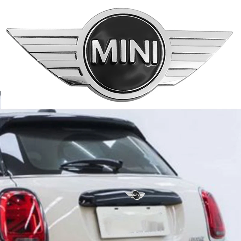 

3D car styling sticker metal body rear tailgate Badge for BMWs Mini Coopers 2011 2012 2013 R56 R50 R53 F56 F55 car accessories