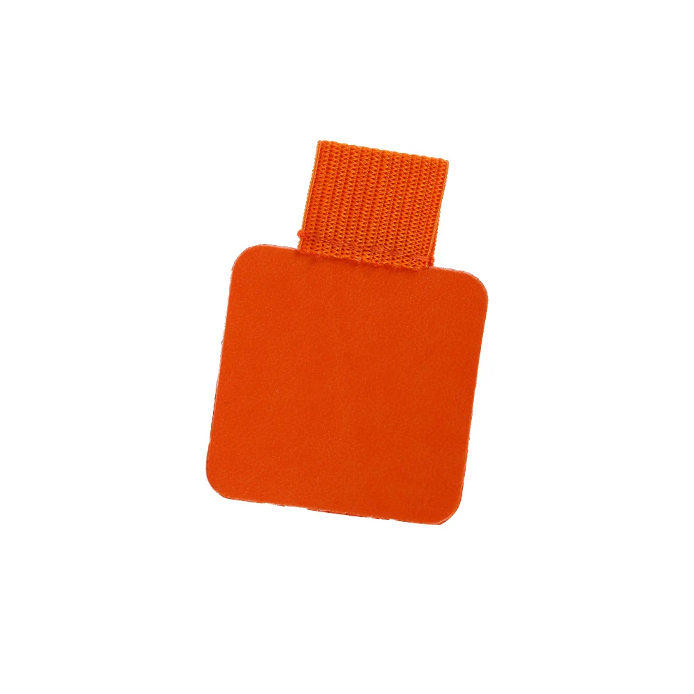 Orange 1 шт., 25 стилей, самоклеющиеся кожаные ручки, зажим, карандаш, эластичная петля для ноутбуков, журналов, клипбордов, держатель для ручек, эластичная петля - Цвет: Orange