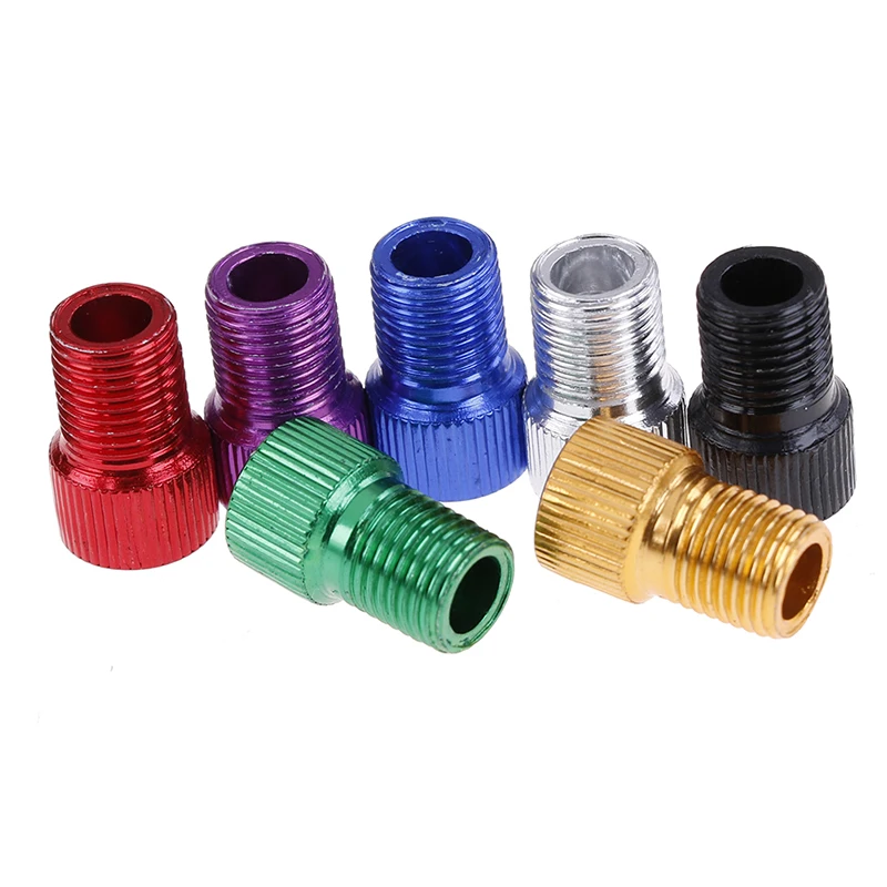 5Pcs Presta Schrader Valve Adapter Converter Road Bike Cycle Bicycle Pump Tube Random Color