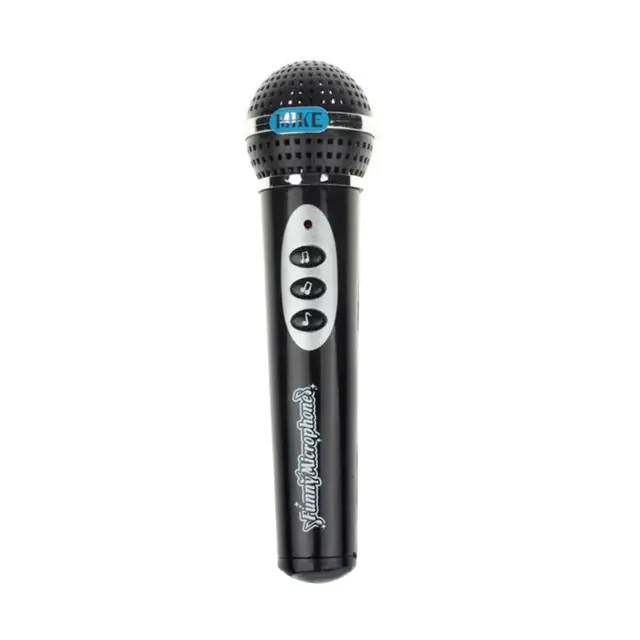 Baby Girls Boys Microphone Mic Karaoke Singing Kid Funny Gift Music Toy children simulation microphone black 1