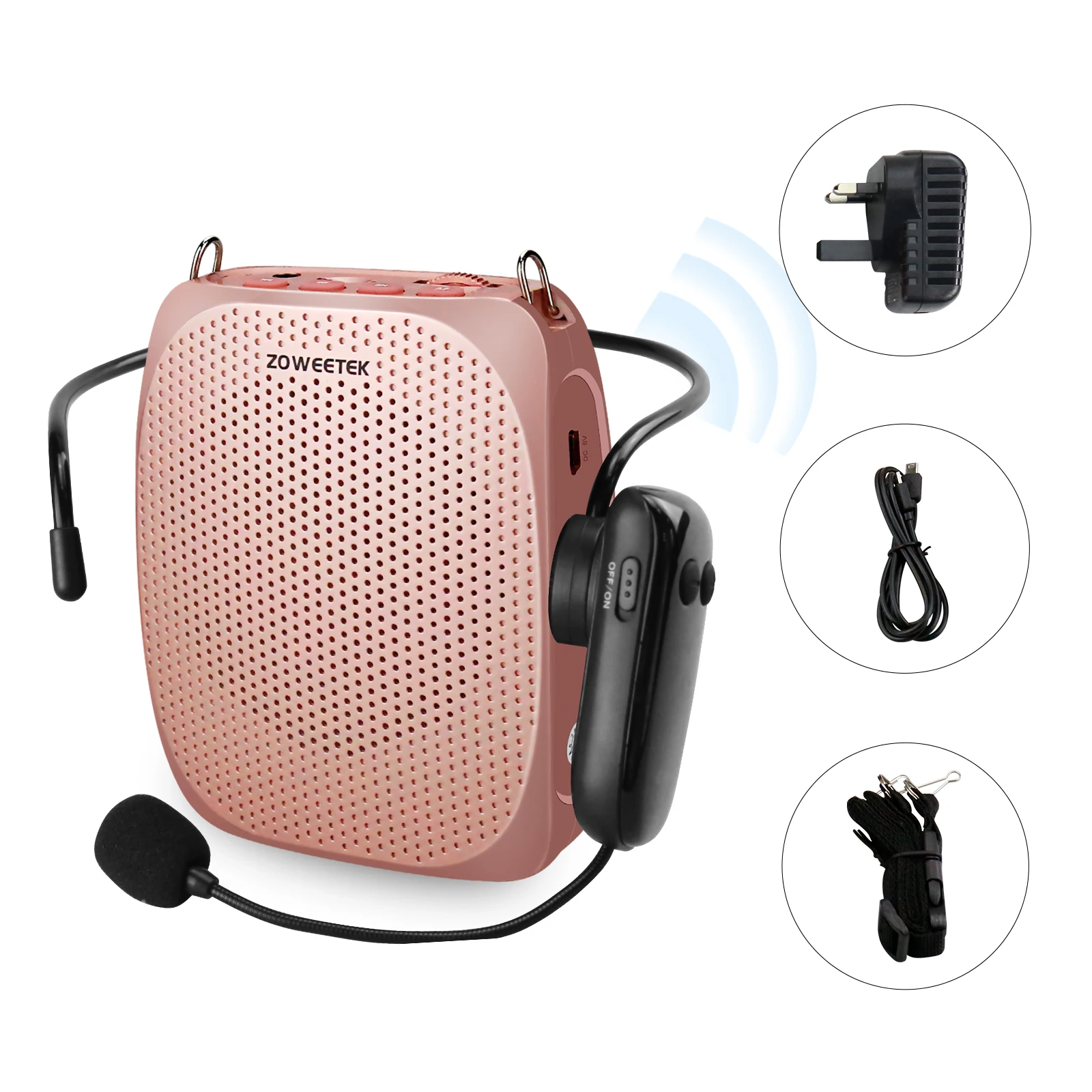 Zoweetek الأصلي اللاسلكية المحمولة UHF مكبر صوت صغ...