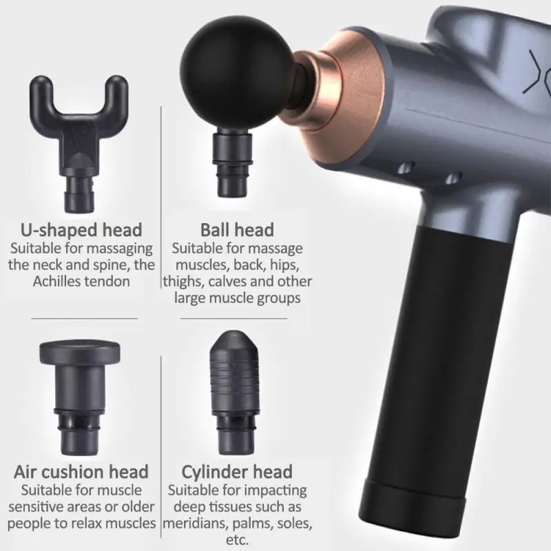 Мышечный массажер мышечная боль ткань Массаж пистолет управление для тренировок и упражнений тренажерный зал Расслабление тела похудение формирование боли