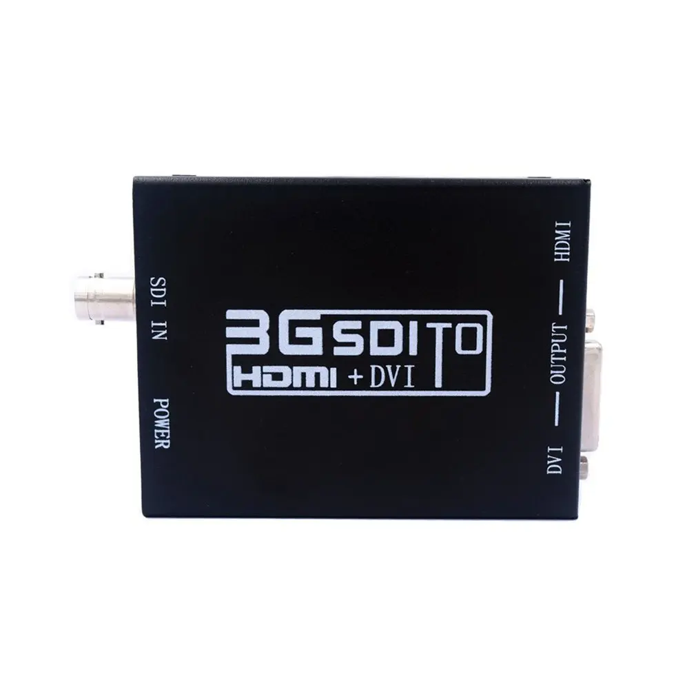 Лучшие продажи 3g SDI в HDMI+ DVI конвертер позволяет SD-SDI HD-SDI и 3G-SDI сигналы, показанные на дисплеях HDMI и DVI с адаптером питания