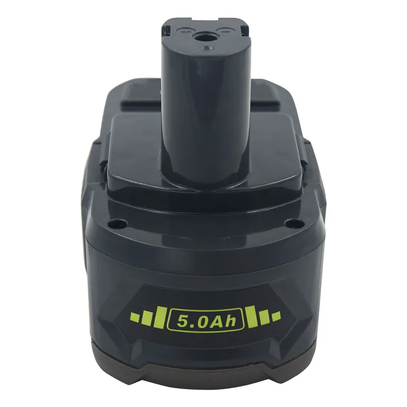 Kaufen Ersatz für Ryobi One + 18V Li ion Akku 5.0Ah 6.0Ah P108 RB18L50 RB18L40 RB18L25 mit LED anzeige für Werkzeuge