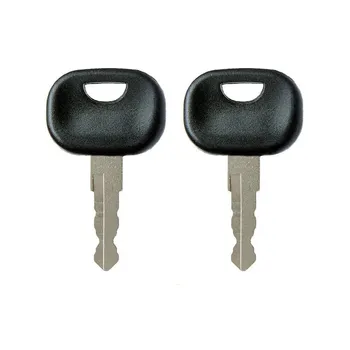 

2pc Ignition Keys for Volvo Wheel Loaders & John Deere Equipment #RE183935 202 Free Shipping