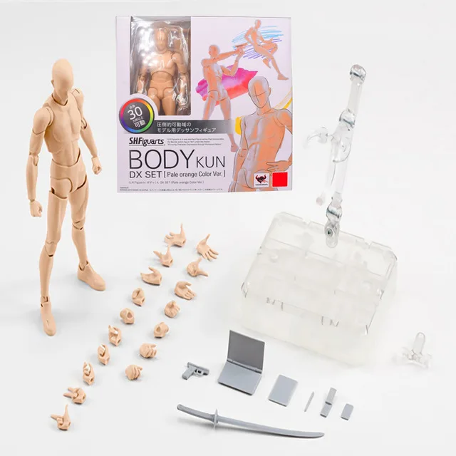fusenan4 Аниме Archetype He She Ferrite Figma подвижные тела Feminino KUN Body Chan ПВХ фигурка модель игрушки кукла для коллекционирования - Цвет: fusenan4