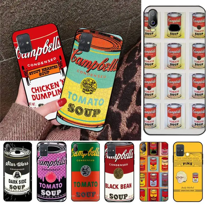 Мягкий силиконовый чехол HPCHCJHM с изображением супа Энди Warhol для Samsung A10 A20 A30 A40 A50 A70