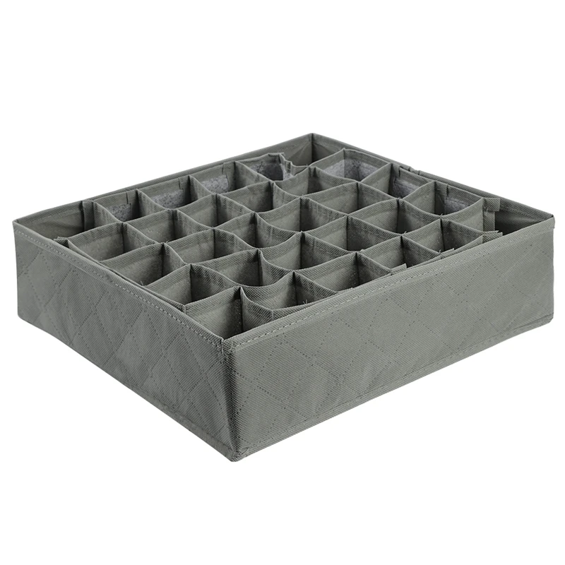 

Bamboo Charcoal 30 Grid Storage Box Bra Underwear Panties Socks Closet Organizer Drawer Divider Underwear Box Tie Finishing Box