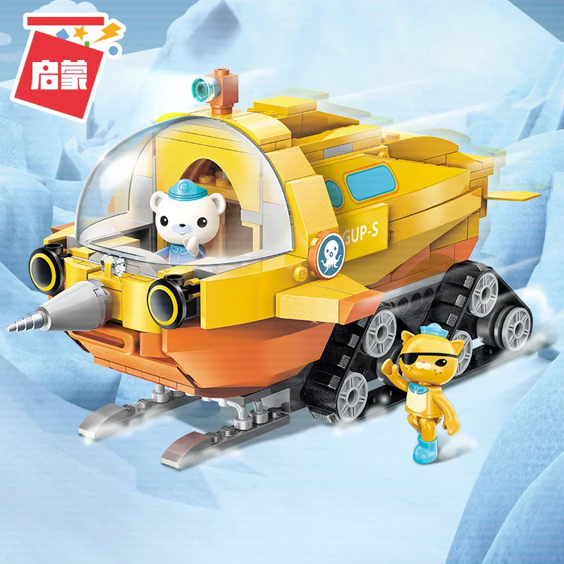 

Octonauts Building Block GUP-S Polar Exploration Vehicle & Barnacles kwazii 275pcs Educational Bricks Legoingly Toy For Boy Gift