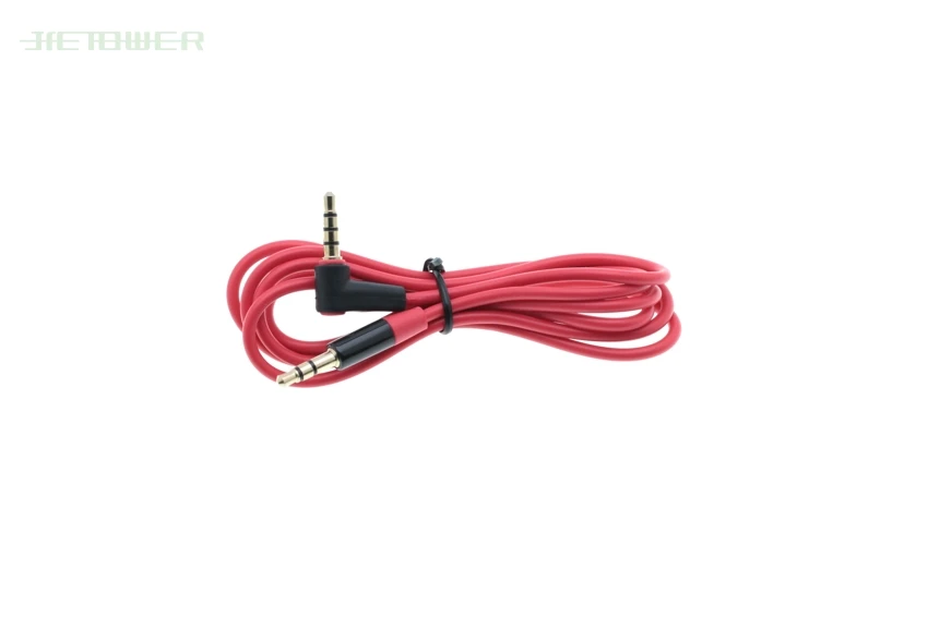 100pcs lot High Quality 3 5mm Male To Male Detox Pro Headphone Replacement Audio Extension Cable AUX Cable Wholesale Cheap