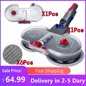 

Electric Mopping Vacuum Brush and Cleaner Cleaning Cloth for Dyson V7 V8 V10 V11 Replaceable Parts with Water Tank