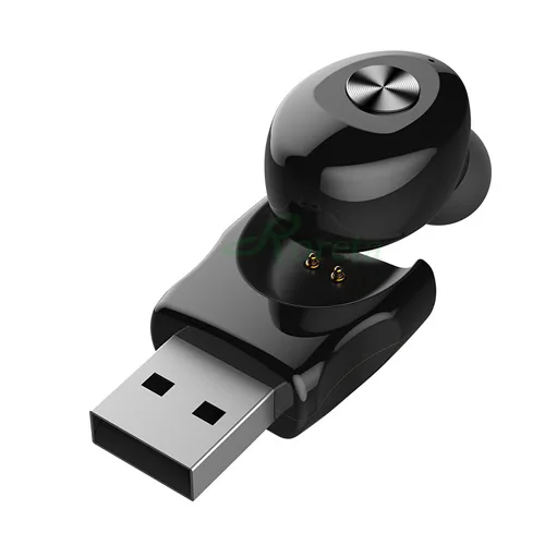 black Roreta мини беспроводные наушники Bluetooth 5,0 Громкая связь вызов шумоподавление Гарнитура с затычки в уши для микрофона наушники для iPhone - Цвет: black
