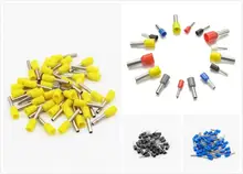 

100pcs Tube Insutated Crimp Terminal Electrical Wire Connectors Ferrule Terminals Connector Cable